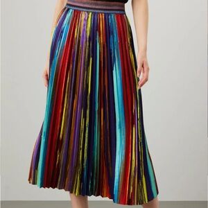 Le Superbe Painted Stripe Skirt NWT